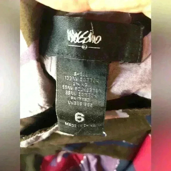 MOSSIMO BROWN PURPLE RED COTTON SKIRT SIZE 6 - Picture 4 of 5